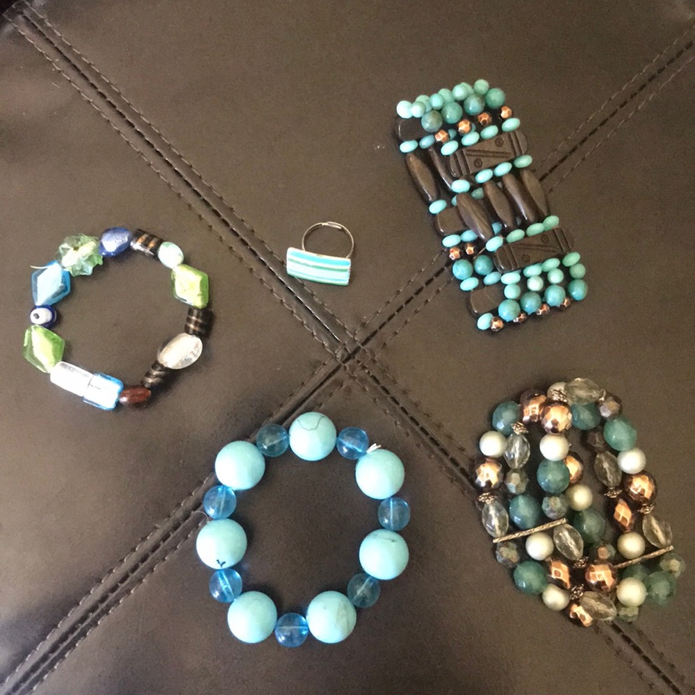 Jewelry lot - Sea colors
